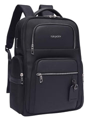 FUR JADEN Structured Smart Tech Backpack I 15.6 Inch Laptop Compartment with In-Built Tablet Sleeve I USB-C and USB-A Charging Port I Anti-Theft Pocket I Ventilated, Padded & Ergonomic (ClarkKent)