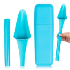 SHEWEE Flexi + Case - Reusable Pee Funnel – A Flexible, Larger Version Of The Original Female Urination Device Since 1999! Quickly, Easily & Discreetly, Wee Standing Up. Comes with Pipe & Case (Black)