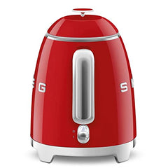 Smeg 0.8L Electric Kettle 1400W, Original Italian Brand, Patented Smeg Red Color, Highest Food Grade Stainless Steel Full Body, Soft Lid Opening System, Luxury 50's Style KLF05RDEU