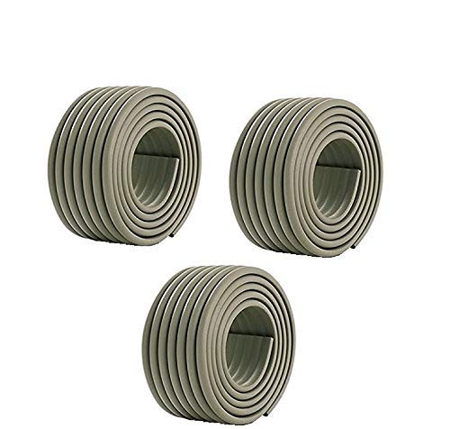 SYGA Set of 3 Grey Baby Lining Strip Edge Guard Cushion Corner Cover Tape Infant Bump Protector