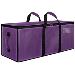 Storite 81 L Jumbo Super-Size Nylon Heavy Duty Underbed Storage Bag | Moisture Proof Multi-Purpose for Toys/Blankets/Clothes/Moving Bags With Strong Handles Rectangular (87x26x36 CM) - Teal