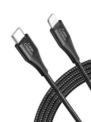 CableCreation Lightning to USB Data Sync Cable [MFi Certified] 0.5 FT