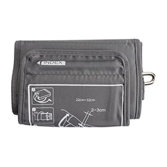 Anmol Single Tube Long Regular Size Blood Pressure Monitor Machine Arm Cuff (10-19cm) - Compatible with all Digital BP Monitor (Small), Grey