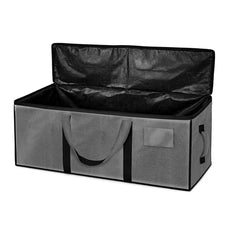 Storite 81 L Jumbo Super-Size Nylon Heavy Duty Underbed Storage Bag | Moisture Proof Multi-Purpose for Toys/Blankets/Clothes/Moving Bags With Strong Handles Rectangular (87x26x36 CM) - Teal
