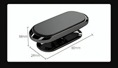 MOMISY Magnetic Mobile Phone Holder for Car Dashboard, [Easily Install] Mount [8 Strong Magnets] Friendly iPhone Mobile Stand Fits with All Smartphones (Black)