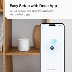 TP-Link Deco X15 Dual-Band AX1500 WiFi 6 Mesh Wi-Fi System Deco X15 2-Pack | Replaces Routers and Extenders | Covers up to 3,900 sq.ft. | 2 Gigabit ports per unit, supports Ethernet Backhaul