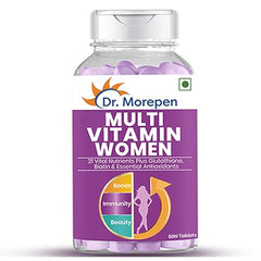 Dr. Morepen Multivitamin Tabs For Women | Energy & Immunity Booster Supplement | 60 Tabs Pack Of 2