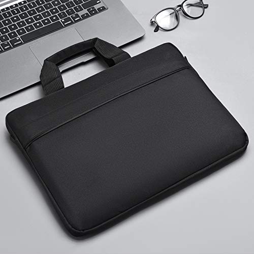 MOMISY Unisex-adult Laptop Bag for Men & Women I Office Bags I Travel Bags I Carry Handles with Adjustable Strap (15.6 inch, Black)