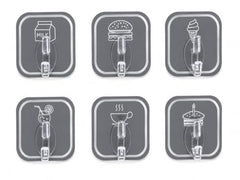 Shivstor 15 Pack Self Adhesive WallHook Heavy DutyHook for Hanging Without Drilling Transparent Nail Free StickyHook Strong Wall Hanger Set of 15 FlowerHook for Kitchen Bathroom Home Storage