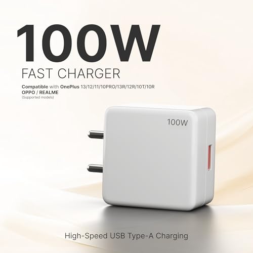 100W Fast Charger Adapter & USB-A to Type C Cable Combo,by AILKIN