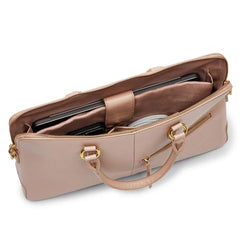 Miraggio Laptop Messenger Bag For Women Office Use With Sling & Top Handle