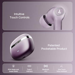 boAt 2026 Launch Nirvana Ion TWS Earbuds (Lunar Black) | Massive 120 Hours Playtime, Quad Mics ENx™ Tech, Multipoint Connectivity, In-Ear Detection, Dual EQ Modes, and BEAST™ Mode