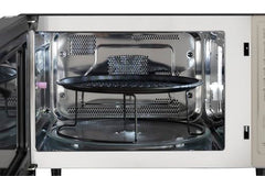 LG 28 L Charcoal Convection Healthy Microwave Oven with 301 Auto Cook Menu (MJ2887BIUM, Black, Healthy Heart Recipes, Diet Fry, 360° Motorised Rotisserie & 10 Years of warranty on Charcoal Heater)