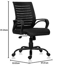Da URBAN® Dysen Office Chair, High Back Mesh Ergonomic Home Office Desk Chair with 1 Year Warranty,Tilt Lock Mechanism (Grey)