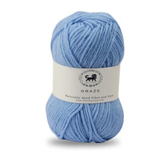 Nestnhaven Acrowools Graze Hand Knitting and Crochet Yarn. Pack of 1 Ball - 100gms. Shade no - NNHG001 (Berry Purple)