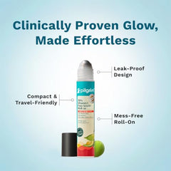 Pilgrim 10% Vitamin C Face Serum for Glowing Skin with Niacinamide - 10ml | 5% Niacinamide & Glutathione, Brightening, Fades Dark Spots & Evens, Dullness, Sensitive Skin Safe, Oil Free, All Skin Types