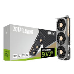 ZOTAC Gaming GeForce RTX 5070 Twin Edge OC Graphics Card - Black | 12 GB | GDDR7 | Dual Fan | SFF Ready | IceStorm 2.0 Advanced Cooling | ZT-B50700H-10P | Only Graphics Card with 5 Year Warranty