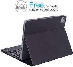SYGA iPad Pro 11inch 2021/2020 Keyboard Case Cover with Trackpad Pencil Holder Bluetooth Keyboard Case Wireless Magnetic Removeable Keyboard with Smart Cover for iPad Pro 11-Black