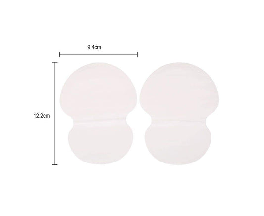 SYGA Disposable Underarm Sweat Pads for Women and Men | Wipes-Off | Sweat Proof | Antiperspirant/Size: 12.2 * 9.4 CM/10 Pads /
