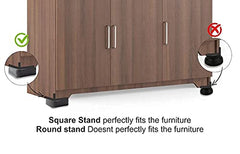 AASHU Square Multi Purpose Stand,Washing Machine Stand,Refrigrator Stand,Almirah Stand,Fridge Stand,Furniture Base Stand, Which Bear 395 kgs