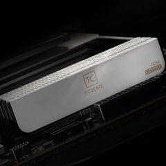 TEAMGROUP T-Create Expert Overclocking 10L CL42 DDR5 128GB Kit (2 x 64GB) 6400MHz (PC5-51200) Intel XMP 3.0 & AMD Expo Compatible Desktop Memory Module Ram White - CTCWD5128G6400HC42CDC01