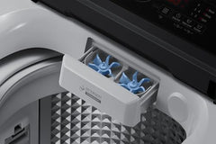 Samsung 8 kg, 5 star, Eco Bubble Tech, Digital Inverter Motor, Soft Closing Door, Fully-Automatic Top Load Washing Machine (WA80BG4441BGTL, Light Gray)