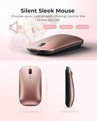 seenda SKM64-3 Wireless Bluetooth Keyboard Mouse Combo for Windows and Mac