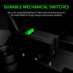 Razer Deathadder Essential - True 6400 DPI Optical Sensor, Wired Ergonomic Form Factor, High Durability, 5 Hyper Response Buttons, 10 Million Clicks RZ01-03850100-R3M1 - Black