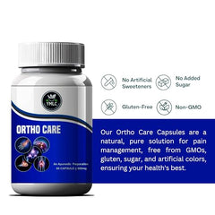 YMLC Ortho Care Capsule Natural Pain Relief Capsules | Best for Muscle Pain, Back Pain, Knee Pain, Neck Pain, Shoulder Pain, Joint Pain | Good For Men & Women | No Side Effects (pack of 1) 60 Capsules