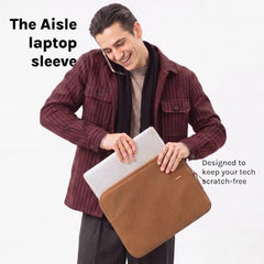 Mokobara The Em Laptop Sleeve Compatible with 14 & 15.6" inch Laptop, MacBook & Notebook | Padded Laptop Compartment with Luggage Sleeve (14 Inch, We Meet Again Sunray (Limited Edition))
