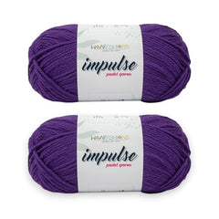 WOAFASHIONS - World of Arts Impulse Hand Knitting & Crochet Yarn, Premium Acrylic, 4 : Medium (Anchor Grey) (100gms / 3.5oz / 200mtr / 218yds)