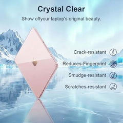 ZORBES® Laptop Cover 13.3 Inch for MacBook Air M1 A2337 A2179 A1932 Mac Book Air 13 Inch Case Compatible with Apple 2020 2019 2018 Release Waterproof Clear Plastic Hard Shell Case Cover Protector