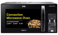 IFB 30L Convection Microwave Oven with 360 Degree Motorized Rotisserie 101 Auto Cook Menus (30BRC2, Black, Auto Defrost, Grill Mode, Combi-Cook Modes, 10 Power Levels)