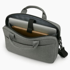 Bennett™ Mystic Unisex Adult Men's Laptop Bag 15.6 inch Side Shoulder Briefcase Satchel Messenger Business Bags for Men & Women Front Pocket for Laptop Accessories - Black (6 Month Warranty)