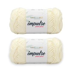 WOAFASHIONS - World of Arts Impulse Hand Knitting & Crochet Yarn, Premium Acrylic, 4 : Medium (Anchor Grey) (100gms / 3.5oz / 200mtr / 218yds)