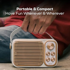 Toreto 20W Retro Karaoke Bluetooth Speaker with Dual Wireless Mic