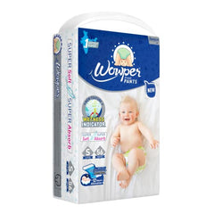 Wowper Easy Pants Baby Diaper | Medium Size Diapers | Diapers with Wetness Indicator | Upto 12 Hrs Absorption | 7-12 Kg | 34 Counts