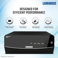 Luminous Power Sine M 1700 Sine Wave Inverter Ideal for Home,Office & Shops | 1500VA Inverter | Reliable Power Backup | High Performance| Easy Installation | 36 Months Warranty