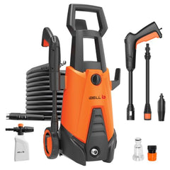 [2026 Enhanced Edition] IBELL WIND66 High Pressure Washer, 1550W Motor, 120 Bar Car Washer High Pressure Gun, 6.7 L/Min Flow, 5M Hose, Portable Pressure Washer for Car, Bike, Home & Outdoor Cleaning