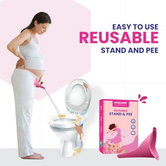 MILDCARES Disposable Stand and Pee Device for Women (Pack of 2, 10 Units Each) | Hygienic Female Urination Device | Ideal for Travel, Public Toilets, Camping & Pregnancy Use