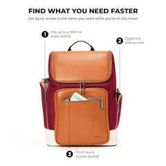 MOKOBARA Hovercraft 24L Laptop Backpack 15.6 Inch Office Travel White