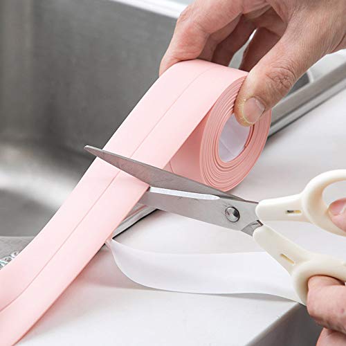 SYGA Green Self Adhesive Waterproof Tape Sink Tub Wall Caulk Strip Kitchen Bathroom Toilet Sealant Trim