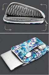 MOCA Laptop Sleeve Case 15-15.6 inch, Shockproof Protective Computer Sleeve Cover with Accessories Pocket, Water Resistant Compatible for MacBook Dell HP Acer Asus Lenovo