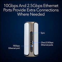 NETGEAR Orbi 970 Series WiFi 7 Mesh System, Add-on Satellite