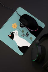 ESSENSI Mouse Pad for Laptop & Desktop | 9x7 Inch Anti-Fray Stitched Edges | Non-Slip Rubber Base | Desk Setup Accessory for Students, Gamers & Professionals (Big Things)