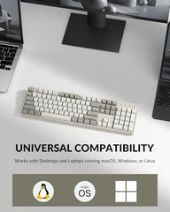 Keychron C2 Pro Wired Mechanical Keyboard with 8K Hz Polling Rate, Full Size Custom RGB Backlit Hot-Swappable, Non-Shine Through PBT Keycaps Compatible with Mac Windows Linux