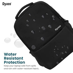 Dyazo 30 L Slim Business Laptop Backpack Casual Design Water Resistant Backpack for laptops for 15.6 inch laptop (Black)