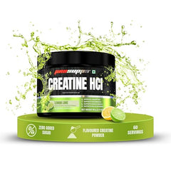 ProSupps Creatine HCL Powder - 90g | 60 Servings | Creatine Powder - Supports Energy, Strength & muscle recovery during workout | Creating Gym Supplements for Men & Women (Lemon Lime)