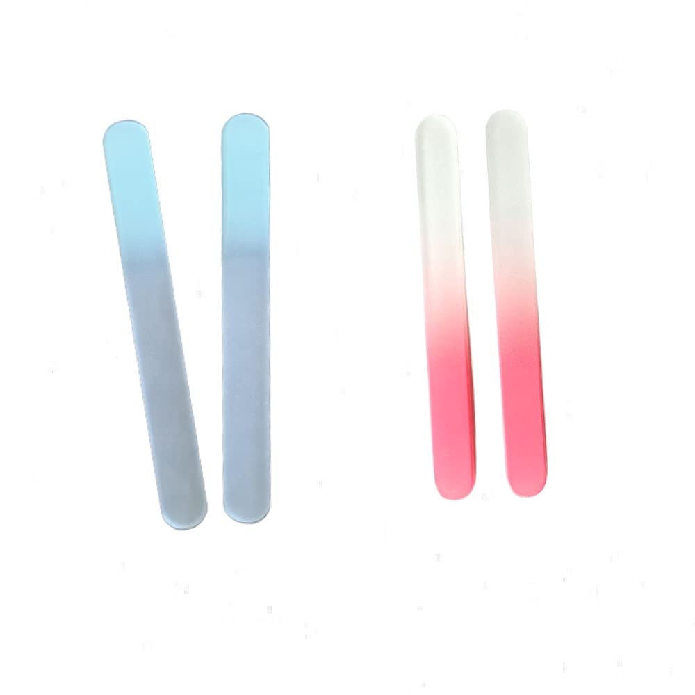 SYGA Baby Nail File, Emery Board Float Glass, Crystal Nail Buffer for Toddlers, Newborns, Infants and Young Children- Perfect for Babies, Newborns, New Moms & Baby Shower Gift-9cm*1cm,Assorted Colour