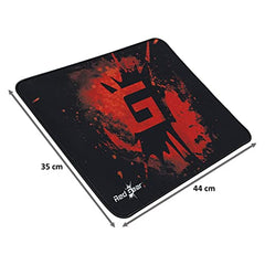 Redgear MP44 Speed-Type Gaming Mousepad (Black and Red)